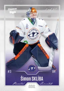 Sklíba Šimon Goal Cards II.serie 2022-23 Silver 1of60 č.260