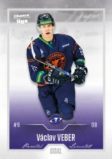 Veber Václav Goal Cards II.serie 2022-23 Silver 1of60 č.261