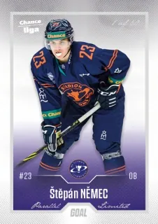 Němec Štěpán Goal Cards II.serie 2022-23 Silver 1of60 č.264