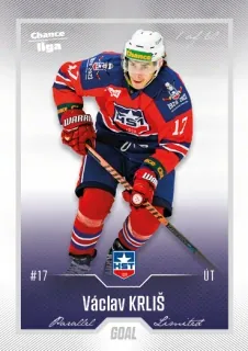 Krliš Václav Goal Cards II.serie 2022-23 Silver 1of60 č.282
