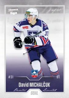 Michalčuk David Goal Cards II.serie 2022-23 Silver 1of60 č.284