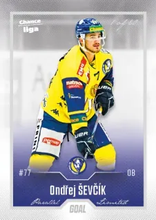 Ševčík Ondřej Goal Cards II.serie 2022-23 Silver 1of60 č.291