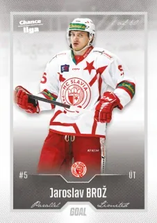Brož Jaroslav Goal Cards II.serie 2022-23 Silver 1of60 č.308