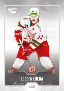 Kulda Edgars Goal Cards II.serie 2022-23 Silver 1of60 č.312