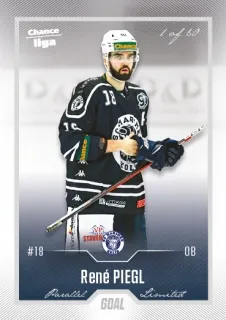 Piegl René Goal Cards II.serie 2022-23 Silver 1of60 č.318
