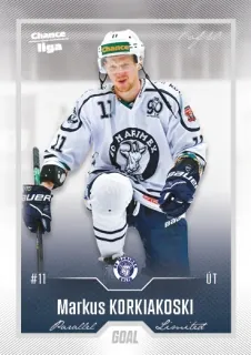 Korkiakoski Markus Goal Cards II.serie 2022-23 Silver 1of60 č.320