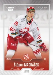 Macháček Štěpán Goal Cards II.serie 2022-23 Silver 1of60 č.339