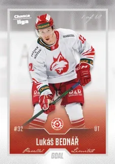 Bednář Lukáš Goal Cards II.serie 2022-23 Silver 1of60 č.340