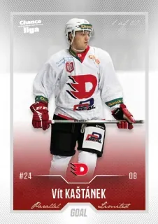Kaštánek Vít Goal Cards II.serie 2022-23 Silver 1of60 č.346