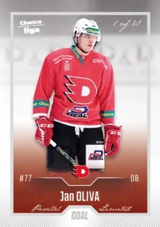 Oliva Jan Goal Cards II.serie 2022-23 Silver 1of60 č.347