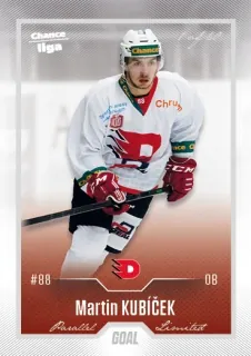 Kubíček Martin Goal Cards II.serie 2022-23 Silver 1of60 č.348