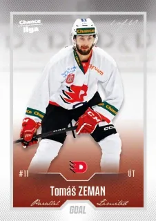 Zeman Tomáš Goal Cards II.serie 2022-23 Silver 1of60 č.351