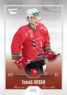 Urban Tomáš Goal Cards II.serie 2022-23 Silver 1of60 č.353