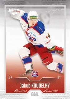Koudelný Jakub Goal Cards II.serie 2022-23 Silver 1of60 č.362