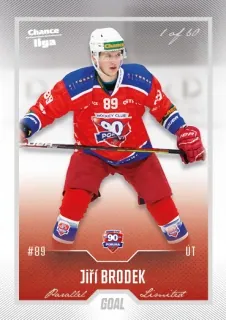 Brodek Jiří Goal Cards II.serie 2022-23 Silver 1of60 č.368