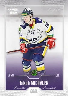 Michálek Jakub Goal Cards II.serie 2022-23 Silver 1of60 č.373