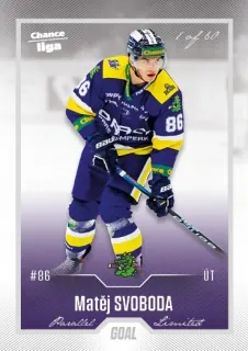 Svoboda Matěj Goal Cards II.serie 2022-23 Silver 1of60 č.383