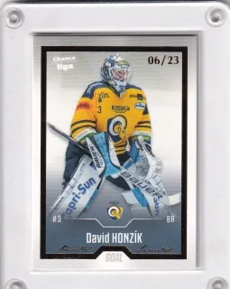 Honzík David Goal Cards II.serie 2022-23 Gold /23 č.385