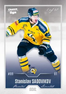 Sadovikov Stanislav Goal Cards II.serie 2022-23 Silver 1of60 č.399