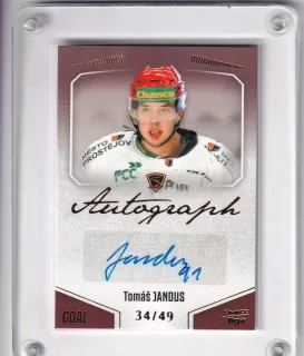 Jandus Tomáš Goal Cards II.serie 2022-23 Autograph /49 č.A108