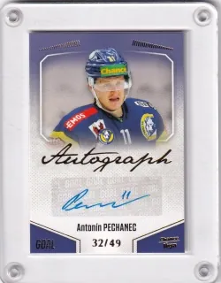 Pechanec Antonín Goal Cards II.serie 2022-23 Autograph /49 č.A125
