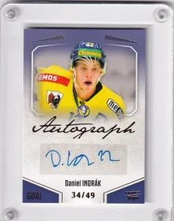Indrák Daniel Goal Cards II.serie 2022-23 Autograph /49 č.A126