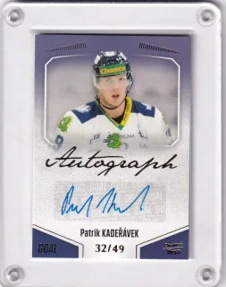 Kadeřávek Patrik Goal Cards II.serie 2022-23 Autograph /49 č.A157