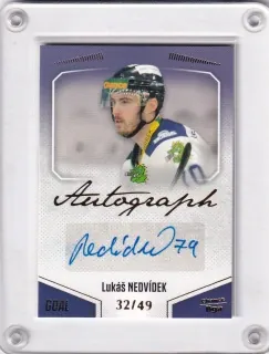 Nedvídek Lukáš Goal Cards II.serie 2022-23 Autograph /49 č.A159