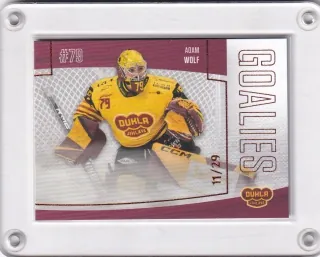 Wolf Adam Goal Cards II.serie 2022-23 Goalies Parallel /49 č.G19