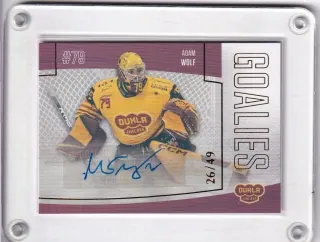 Wolf Adam Goal Cards II.serie 2022-23 Goalies Autograph /49 č.G19