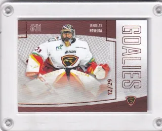Pavelka Jaroslav Goal Cards II.serie 2022-23 Goalies Parallel /49 č.G22