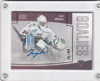 Brízgala Adam Goal Cards II.serie 2022-23 Goalies Autograph /49 č.G23