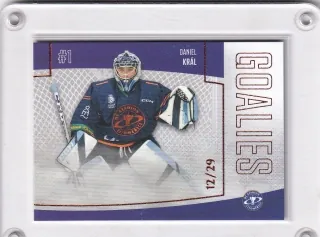 Král Daniel Goal Cards II.serie 2022-23 Goalies Parallel /49 č.G26