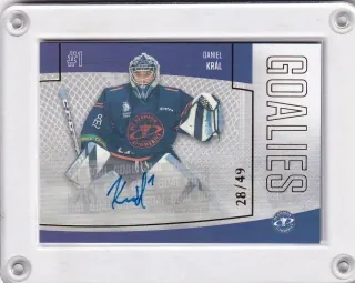 Král Daniel Goal Cards II.serie 2022-23 Goalies Autograph /49 č.G26