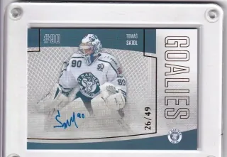 Sajdl Tomáš Goal Cards II.serie 2022-23 Goalies Autograph /49 č.G32