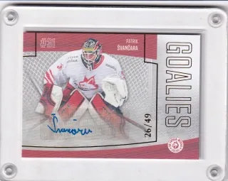 Švančara Patrik Goal Cards II.serie 2022-23 Goalies Autograph /49 č.G33