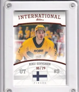 Sihvonen Riku Goal Cards II.serie 2022-23 International Team Parallel /29 č.IT03