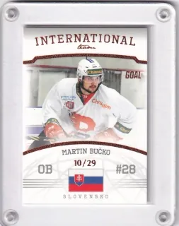 Bučko Martin Goal Cards II.serie 2022-23 International Team Parallel /29 č.IT11