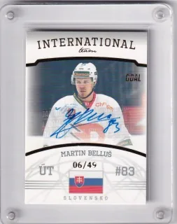 Belluš Martin Goal Cards II.serie 2022-23 International Team Autograph /29 č.IT13