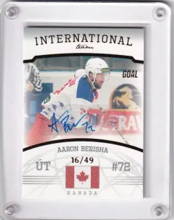 Berisha Aaron Goal Cards II.serie 2022-23 International Team Autograph /29 č.IT15