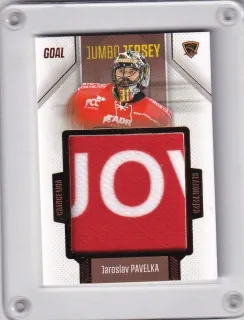 Pavelka Jaroslav Goal Cards II.serie 2022-23 Game Jersey Jumbo /77 č.J28