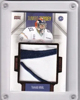 Král Tomáš Goal Cards II.serie 2022-23 Game Jersey Jumbo /77 č.J29