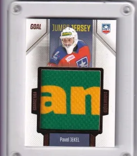 Jekel Pavel Goal Cards II.serie 2022-23 Game Jersey Jumbo /77 č.J31