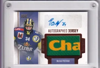 Postava Michal Goal Cards II.serie 2022-23 Game Jersey AUTO /25 č.J34