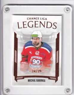 Barinka Michal Goal Cards II.serie 2022-23 Legends Parallel /49 č.L25