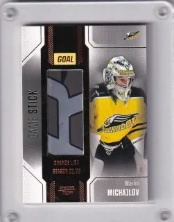 Michajlov Martin Goal Cards II.serie 2022-23 Game Used Stick /35 č.S37