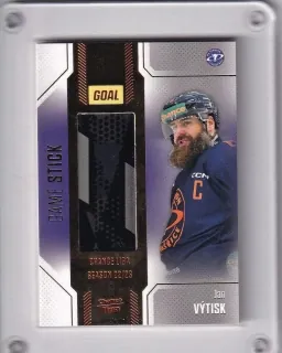 Výtisk Jan Goal Cards II.serie 2022-23 Game Used Stick /35 č.S41