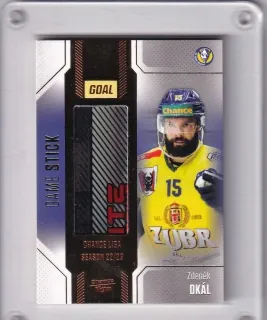 Okál Zdeněk Goal Cards II.serie 2022-23 Game Used Stick /35 č.S46