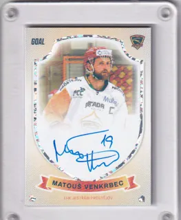 Venkrbec Matouš Goal Card O Kapku lepší hokej 2024 Signature /20 č.7