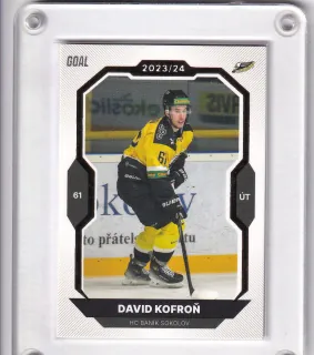 Kofroň David Goal Cards I.série 2023-24 I.série Gold 1of20 č.167